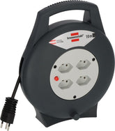 VL-X Vario-Line Kabelbox, 4-fach schwarz/lichtgrau, Kabel 10m H05VV-F 3G1,0 *CH* - Produktbild