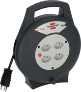 VL-X Vario-Line Kabelbox, 4-fach, schwarz/lichtgrau, Kabel 10m H05VV-F 3G1,0 *CH* - Produktbild