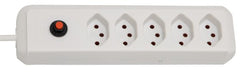 cleverLINE Steckdosenleiste 5-fach weiss 1,5m H05VV-F 3G1,0 *CH* - Produktbild