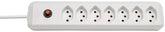 cleverLINE Steckdosenleiste 7-fach weiss 2m H05VV-F 3G1,0 *CH* - Produktbild
