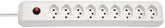 cleverLINE Steckdosenleiste 9-fach weiss 2m H05VV-F 3G1,0 *CH*
- Produktbild