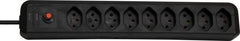 cleverLINE Steckdosenleiste 9-fach schwarz 2m H05VV-F 3G1,0 *CH*
- Produktbild