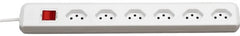 cleverLINE Steckdosenleiste 6-fach 90° weiss 2m H05VV-F 3G1,0 mit Schalter *CH*
- Produktbild