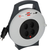 Vario Line Kabelbox 4-fach Schwarz/Lichtgrau/Schwarz 10m H05VV-F 3G1,5 *CH* - Produktbild