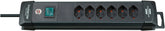 Premium-Line Steckdosenleiste 6-fach schwarz 5m H05VV-F 3G1,0 *CH* - Produktbild
