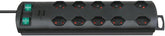 Primera-Line Steckdosenleiste 10-fach schwarz 2m H05VV-F 3G1,0 5-fach schaltbare Steckdosen *CH* - Produktbild