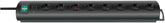 Primera-Line Steckdosenleiste 8-fach schwarz 2m H05VV-F 3G1,0 *CH* - Produktbild