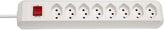 cleverLINE Steckdosenleiste 8-fach weiss 2m H05VV-F 3G1,0 mit Schalter *CH*
- Produktbild