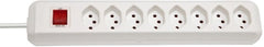 cleverLINE Steckdosenleiste 8-fach weiss 2m H05VV-F 3G1,0 mit Schalter *CH*
- Produktbild