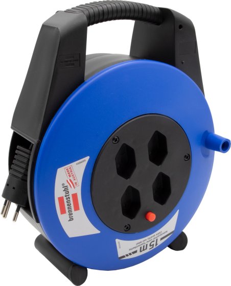 VL-XL Vario Line Kabelbox 4-fach schwarz/blau/lichtgrau, Kabel 15m H05VV-F 3G1,0 *CH* - Produktbild