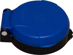 Klappdeckel Schwarz/Blau T13 IP55 für Steckdoseneinsatz 1081272010 - Produktbild