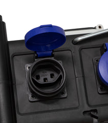 Kompakter Stromverteiler BSV 3 - FI/16, 3x CEE 400V/16A, 2x Typ T25 (IP55), 2x Typ T23 (IP55) *CH* - Produktansicht