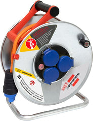 Garant SK 290 Kabelrolle, 3x Steckdose T13, Stecker T13, 33m H07BQ-F 3G1,5 orange, CH Stecksystem IP55 - Produktbild