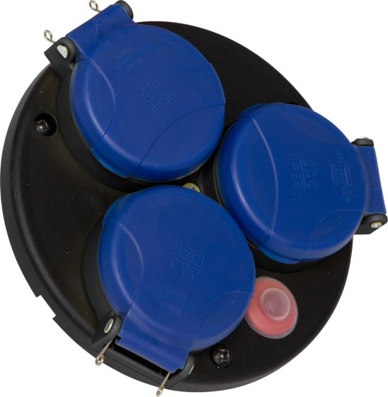 Steckdoseneinsatz, CH Stecksystem IP55, 3x T13 Steckdosen inkl. Thermostat und Dichtung
- Produktbild