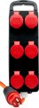 Portabler Stromverteiler BSV P T25/5 400V/16A, 6x T25 Steckdosen, Stecker T25, Kabel 2m N07V3V3 5G2.5 orange *CH*
- Produktbild