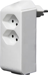 cleverLINE Abzweigstecker 2+1 fach weiss, drehbar bis 300° mit Aufhänger *CH*
- Produktbild