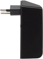 cleverLINE Abzweigstecker 2-fach schwarz mit Schalter, drehbar bis 300° ohne Aufhänger *CH* - Produktansicht