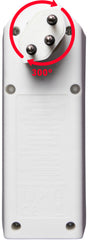 cleverLINE Abzweigstecker 2-fach weiss mit USB Typ-A und USB Typ-C, drehbar bis 300° ohne Aufhänger *CH* - Produktansicht