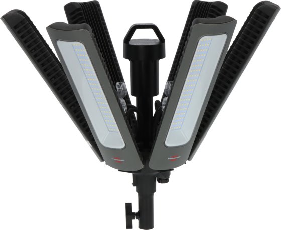 360° LED Baustrahler Set – bestehend aus LED Baustrahler 275W 9171652300, Bau-Teleskop Stativ 1170310040 und Transporttasche 9171990105
- Produktbild
