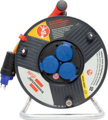 Garant ST 290 Kabelrolle, 3x Steckdose T13, Stecker T13, 33m H07BQ-F 3G1,5 orange, CH Stecksystem IP55 - Produktansicht