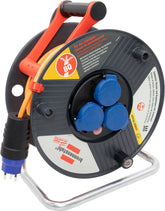 Garant ST 290 Kabelrolle, 3x Steckdose T13, Stecker T13, 33m H07BQ-F 3G1,5 orange, CH Stecksystem IP55 - Produktbild