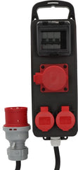 CEE/5 Adapter BSV P LS 400V/32A auf 400V/16A, 1x CEE 16A + 2x T25, CEE 32A Stecker, 1m H07RN-F 5G2,5 schwarz *CH* - Produktbild