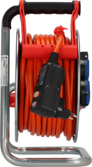 Garant® Kabeltrommel SK 240 mit Bretec und PRCD (30mA), 3x T13 (IP55), 25m AT-N07V3V3-F 3G1,5 orange - Produktansicht