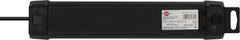 Premium-Line Steckdosenleiste 4-fach mit USB C PD 30W und USB A 18W schwarz 3m H05VV-F 3G1,5 - Produktansicht