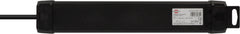 Premium-Line Steckdosenleiste 6-fach mit USB C PD 30W und USB A 18W schwarz 3m H05VV-F 3G1,5 - Produktansicht