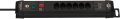 Premium-Line Steckdosenleiste 6-fach mit USB C PD 30W und USB A 18W schwarz 3m H05VV-F 3G1,5 - Produktbild
