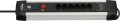 Premium-Alu-Line Steckdosenleiste 6-fach mit USB C PD 30W und USB A 18W 3m H05VV-F3G1,5 - Produktbild