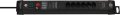 Premium-Line 60.000A Überspannungsschutz-Steckdosenleiste mit PD USB-Ladefunktion 6-fach 3m H05VV-F 3G1,5 - Produktbild