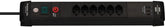 Premium-Line Steckdosenleiste 6-fach (Typ T13) mit 2x USB C PD 65W und USB A 18W schwarz, 3m H05VV-F3G1,5 - Produktbild