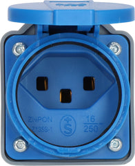 CEE-Adapter 230V/16A (IP44) auf Typ T23 (IP55) - Produktansicht