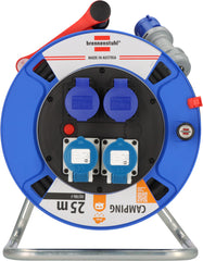 Garant CEE/3 Camping-Kabeltrommel ST 300 IP44, 2x CEE 16A/230V, 2x Typ T23 (IP55), 25m H07RN-F 3G2.5 - Produktansicht