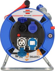 Garant CEE/3 Camping-Kabeltrommel ST 300 IP44, 2x CEE 16A/230V, 2x Typ T23 (IP55), 25m H07RN-F 3G2.5 - Produktansicht