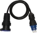 Professional Adapterkabel IP44, Typ T13 (IP55) mit FS 10A auf Typ T23 (IP55), 1.5m H07RN-F 3G1,5 - Produktbild
