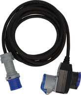 Camping CEE Verlängerungskabel IP44 10m schwarz H07RN-F 3G2,5 CEE-Stecker, Winkelkupplung 230V/16A - Produktbild