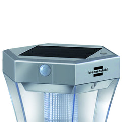 Solar LED-Fußwegleuchte SOL FL 13007 IP44 mit Infrarot-Bewegungsmelder und Dämmerungssensor 13xLED 91lm Farbe Alu/Silber - Produktansicht
