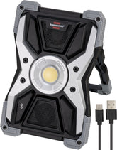 Akku LED Arbeitsstrahler RUFUS 3010 MA, 3000lm, IP65, mit Bluetooth Lautsprecher - Produktbild