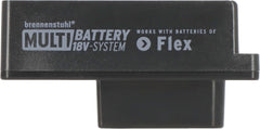 Brennenstuhl Adapter für LED Baustrahler im Brennenstuhl Multi Battery 18V System für die Nutzung von Flex Akkus - Produktansicht