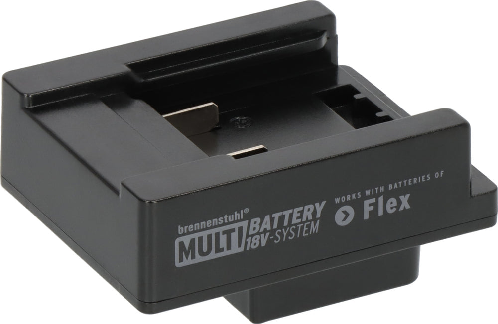 Brennenstuhl Adapter für LED Baustrahler im Brennenstuhl Multi Battery 18V System für die Nutzung von Flex Akkus - Produktbild