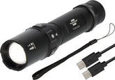 Akku Fokus Selektor LED Taschenlampe TL 801 AFS, IP44, 800lm - Produktbild