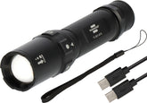 Akku Fokus Selektor LED Taschenlampe TL 801 AFS, IP44, 800lm - Produktbild