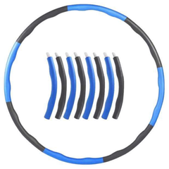 Hula Hoop Reifen 95cm (Blau-Grau)