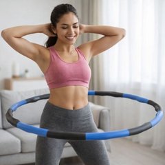Hula Hoop Reifen 95cm (Blau-Grau)