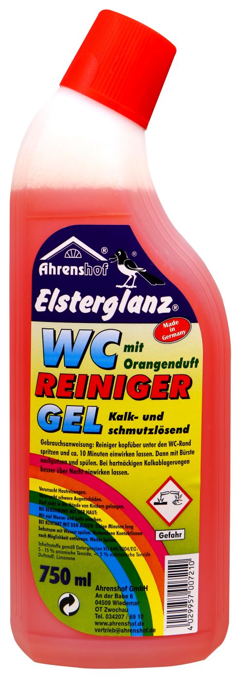 Elsterglanz WC Reiniger Gel, 750 ml