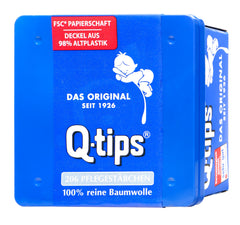 Q-Tips Wattestäbchen Box, Papierschaft, 206 er
