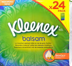 Kleenex Balsam Taschentücher Pocket, 24 x 9