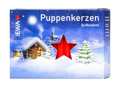 Puppenkerzen Rot 40/100, 40 er